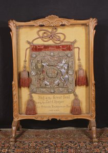 A bolsa do grande selo, realizada pelo Lord Keeper, Sir Orlando Bridgeman (1667-1672) de Unbekannt Unbekannt
