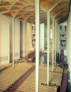 Vista do outro lado da nave, Catedral de Coventry de Unbekannt Unbekannt