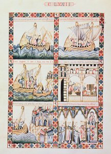 102-0625868/1 Uma Viagem ao Acre, ilustrações ao Cantiga 172, uma das 420 composições musicais que narram os milagres da Virgem, escritas em galego para Alfonso X 