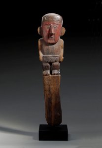 Um marcador figural de madeira de Chimu, c.1100-1400 de Unbekannt