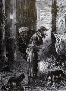 Um colhedor de trapos francês de Unbekannt