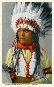 Um Apache Americano Jicarilla de Unbekannter Künstler
