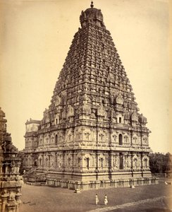 Um grande pagode na Índia de Unbekannter Künstler