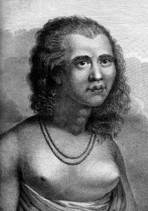 Uma bela mulher nativa de Eaoo de Unbekannter Künstler