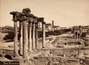 Vista do Fórum Romano de Unbekannter Künstler