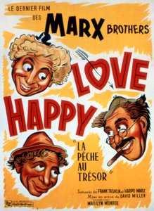 Cartaz do filme Treasure Hunt, LOVE HAPPY, de DAVIDMILLER com os Irmãos Marx 1949 de Unbekannt