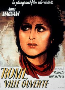 Affiche du film Rome open city de RobertoRossellini avec Aldo Fabrizi et Anna Magnani 1944 de Unbekannt