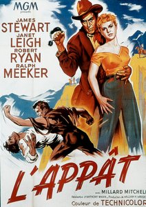 Poster do filme The Naked Spur, de AnthonyMann 1953 de Unbekannt
