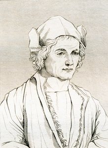 O pai de Albrecht Dürer, após uma pintura de Albrecht Dürer em 1497, da 