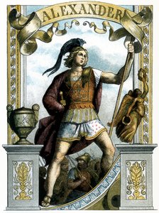Alexandre, o Grande, rei da Macedónia de Unbekannter Künstler