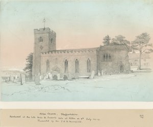 Igreja de Alton: desenho a lápis, sd [ Séc. 19] de Unbekannt