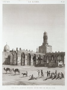 Uma antiga mesquita perto de Bab el-Nasr, Cairo, Egito, c 1798 de Unbekannt