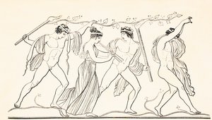 Antigos foliões gregos, de 