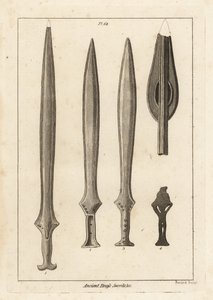Espadas de latão antigas de Unbekannt