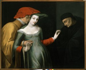 Pintura anónima do século XVI do Museu Granet, Aix en Provence. de Unbekannter Künstler
