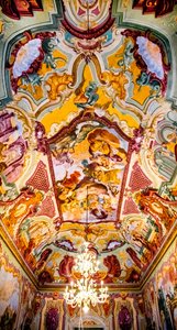 Sala Arcadia com frescos de Domenico Carella, Palazzo Ducale, Martina Franca, Apúlia, Apúlia, Itália, Europa (foto) de Unbekannter Künstler