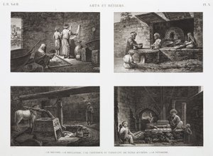 Padaria e Confeitaria Pasteleiros e Confeitaria, Egito, c 1798 de Unbekannt
