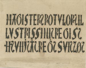 Barton sob a igreja Needwood - inscrições: fac-símile de tinta, sd [ Século XVIII] de Unbekannt