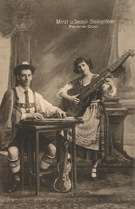 Bavaria-Duo, Alemanha, c.1910 (cartão postal) de Unbekannter Künstler