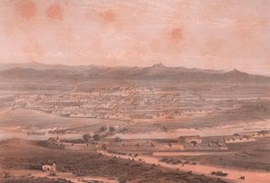 Vista aérea de Alessandria, Piemonte de William M. Timlin