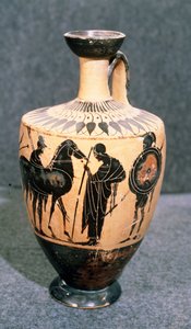 Jarra de algaraviar preta do sótão, século V a.C. de Unbekannt