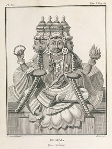 Brahma, o deus criador hindu de Unbekannt