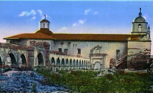 Califórnia: Arcos da Missão de San Luis Rey de Unbekannter Künstler