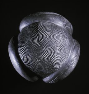 Bola esculpida em Glass Hill, Towie, Aberdeenshire, Neolítico, c.3000 a.C. de Unbekannt