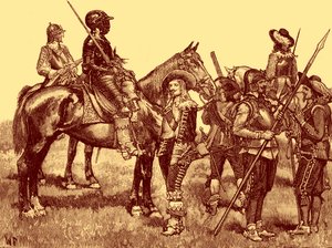 Cavalier Soldiers - Guerra Civil Inglesa de Unbekannter Künstler