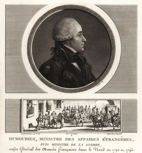 Charles-Francois du Perier Dumouriez, general francês durante as Guerras Revolucionárias Francesas de Unbekannt