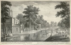 Chiswick House (gravura) de Unbekannter Künstler