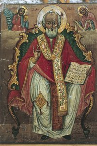 Grande plano de um santo de Benjamin Baud