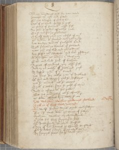 Cópia da Crónica Andrew de Wyntoun, Fol 319 verso, c.1550 (tinta sobre papel) de Unbekannt