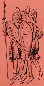 Trajes dos soldados romanos, séculos VI a XII de Unbekannter Künstler