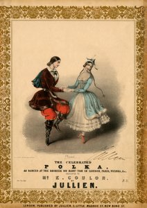 Casal a dançar a Polka c de Unbekannter Künstler