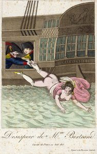 DESPERAÇÃO DE MRS BERTRAND 1815 (gravura) de Unbekannter Künstler