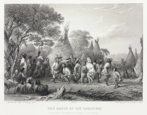 Dança dos Cães Dahcotas [sic], América do Norte de Unbekannt