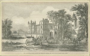 Drayton Bassett - "Drayton Manor": gravura em xilogravura, século XIX de Unbekannt