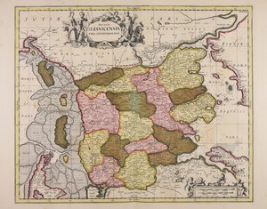 Ducatus Sleswicensis pars septentrionalis de Unbekannter Künstler