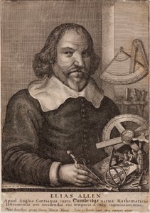 Elias Allen, matemático e fabricante de instrumentos, c 1630 de Unbekannt
