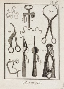 Equipamentos, Instrumentos cirúrgicos modernos de Unbekannt