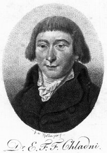 Ernst Florens Friedrich Chladni, físico alemão de Unbekannt