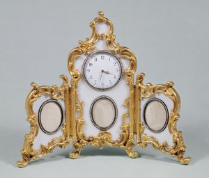 Relógio de mesa estilo Faberge Louis XV de Unbekannt