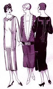 Moda: vestidos em maio de 1925 de Unbekannter Künstler