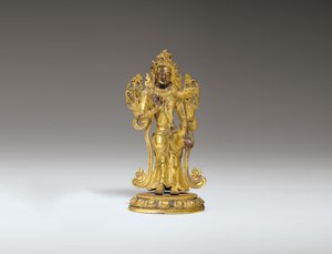 Figura de um Bodhisattva, século 18 a 19 de Unbekannt