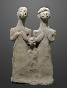 Estatueta de um grupo familiar, 2000-1500 aC de Unbekannt