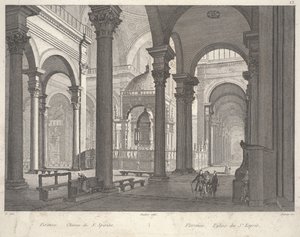 Florença: Igreja do Espírito Santo (Firenze. Chiesa di S. Spirito) de Unbekannter Künstler
