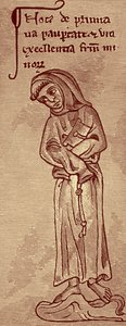 Franciscano - a partir de desenho de Matthew Paris de Unbekannter Künstler