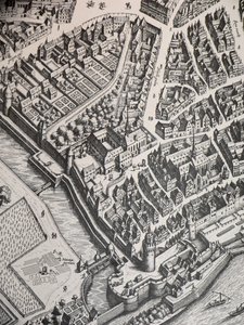 Mosteiro carmelita de Frankfurt 1628 de Unbekannter Künstler