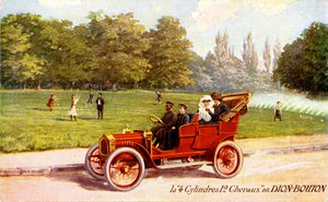 Anúncio francês do automóvel De Dion-Bouton, c. 1904 de Unbekannter Künstler
